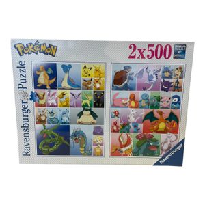 Pokemon Puzzle Ravensburger Pikschu Pokemon Sammlung 2x 500 Teile 17266