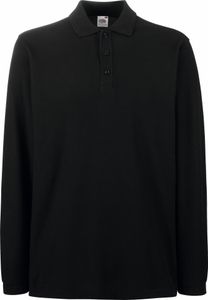 Pánska polokošeľa Fruit Of The Loom Premium, Langarm BC1383 (XL) (Schwarz)