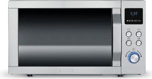 Mikrowelle Grill SEVERIN 20 Liter 2in1 MW 7751 ca. 800 W modernes LED-Display MW 7751 aus Kunststoff, gebürstetsilber Mikrowelle Mikrowelle Mit Grill Grillofen Mikrowellengerät