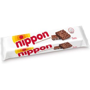 Nippon Choco Crunchies Puffreis mit Milchschokolade überzogen 200g