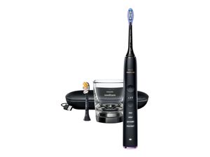 Philips HX9917/89 Sonicare DiamondClean 9400 Elektrische Schallzahnbürste, App, Drucksensor, Bluetooth, USB-Reiseetui - Schwarz