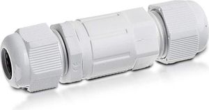 IP68 Kabelverbinder Klemmleiste Muffe Wasserdicht Kabeldicke: 4-6,5mm 3 Polig Kabelquerschnitt: 1 bis 4mm² ( bis 230V) weiß