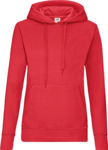 Fruit of the Loom Classic Hooded Sweat Lady-Fit Farbe: rot Größe: XS Fruit of the Loom Classic Hooded Sweat Lady-Fit Farbe: rot Größe: XS