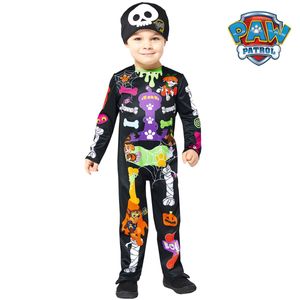 Paw Patrol Kostüm Halloween Skelett bunt für Kinder