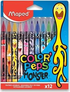 Flamastry Colorpeps monster Maped 12 sztuk 845400