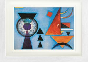 Wassily Kandinsky Gerahmtes Bild Mit Edlem Passepartout | Wand-Bilder | Im Bilderrahmen - Weiches Hart, 1927 (30 x 40 cm)