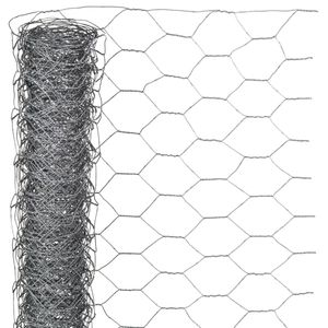 Nature Sechseckgeflecht 1x5 m 40 mm Verzinkter Stahl
