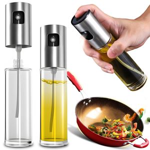 Öl und Essig Sprayer Zerstäuber Sprühflasche Ölsprüher Essigsprüher Ölspender Sprühflasche 100ml Wieder auffüllbar für BBQ Backen Salat Kochen Retoo