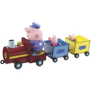 TM TOYS 5034 Peppa Pig Peppa's train with 2 pendants, Multicoloured