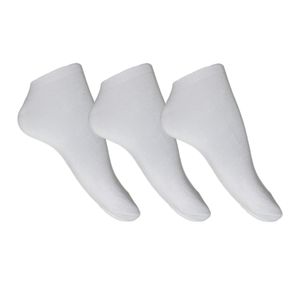 Simply Essentials - Dámské ponožky s bambusovým vláknem (3 balení) 1584 (37 EU-40,5 EU) (White)