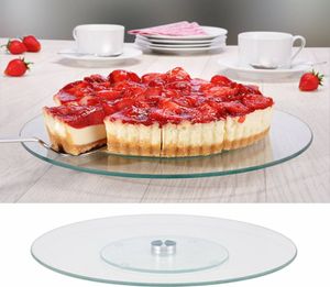 Hi Kuchenteller aus Glas drehbar 30 cm - Kuchenteller - Kuchenteller