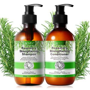 Haarpflege Haarwachstum Rosmarin Set 300ml Shampoo+ 300ml Conditioner Vegan