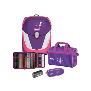 Scout Sunny II Safety Light Schulranzen Set 5-teilig Feenwald