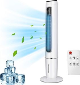 Ozeanos OT-EC-65 Airtrooper mobiler Verdunstungskühler 60W Timer Fernbedienung Ionisator Oszillation Luftkühler Ozeanos OT-EC-65 Airtrooper mobiler Verdunstungskühler 60W Timer Fernbedienung Ionisator Oszillation Luftkühler