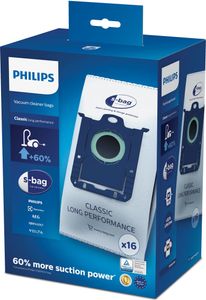 Sáček do vysavače Philips Original sbag® Classic Long Performance Mega-Pack, 16 kusů (FC8021/05)