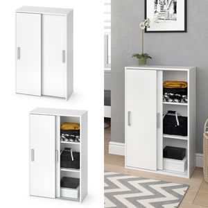 Vicco Wardrobe Falk, 68 x 108 cm, White