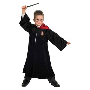 Harry Potter Deluxe Robe Cosplay | Kabát Detský kostým | Kostým čarodejníka | Black | Veľkosť S