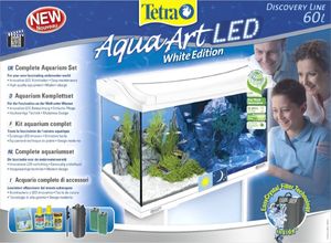 Tetra AquaArt LED Aquarium-Komplett-Set, 60 L, weiß