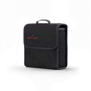 WALSER Auto Organizer Toolbag Größe S, Kofferraum Organizer, Auto Gadget, Aufbewahrungsbox Auto, Organizer, Auto Kofferraum Organizer, Auto Tasche, Organizer Auto, Auto Zubehör 28x14x28 cm schwarz