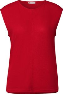 summer knit look top 16278 glory red Größe 36