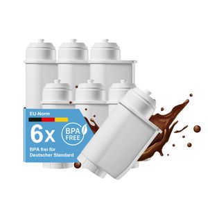 6 Stück Wasserfilter für Siemens EQ Series, EQ5 EQ6 EQ7 EQ9, Wasserfilter Kaffeevollautomat für Brita Intenza 575491, Bosch Vero TZ70003/TCZ7003 Serie