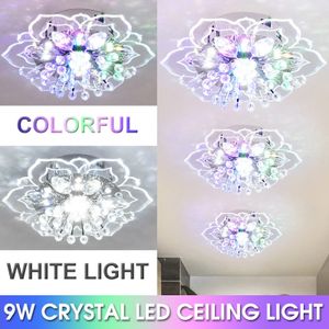 LED Deckenleuchte Kristall Lampe Wohnzimmer Schlafzimmer Flurleuchte Beleuchtung -Colorful