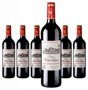 6 x Château Haut Sarpe Saint-Emilion AOC Grand Cru Classé