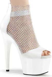 ADORE-765RM Damen Sandale von Pleaser, Weiß  , EU 40, US 10