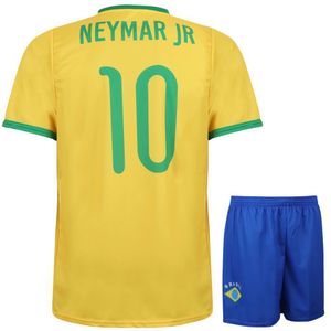 Brazil Neymar Home Shirt Set - Děti a dospělí - 140