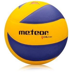 Volleyball Schulball Spielball Trainingsvolleyball Meteor CHILLI #4 gelb/blau