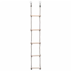 Modern Design 5-Stufen-Leiter 210 cm Kiefer Massivholz