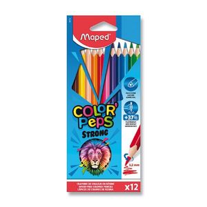 maped COLOR'PEPS STRONG barevné tužky, různé barvy, 12 ks.