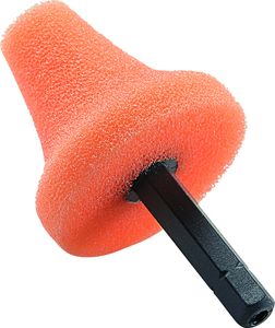 Flex PK-O 35 HEX VE5 Polierschwamm, ideal zum Polieren von Türgriffmulden