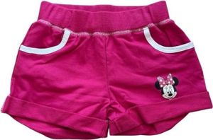 Kurze Jogginghose für Mädchen | Minnie Maus | Blau oder Pink | pink,128