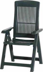 PROGARDEN 505092 Klappsessel "Tampa", grün