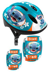 Disney Stitch 5-teiliger Skate-Schutz 52-56 cm Petrol Blau Größe S/M