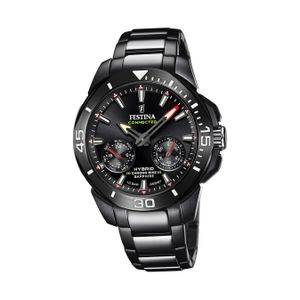 Festina Herrenuhr Edelstahl schwarz Festina Chrono Bike Armbanduhr D2UF20648/1