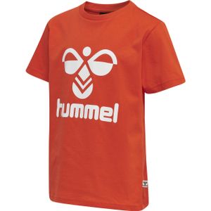 hummel hmlTRES T-Shirt Kinder cherry tomato 140