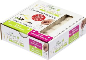Villa Verde Duftteelichte ECL (5x m.Hülle+ 12x refill) Vanille