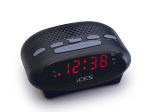 Lenco Clock Radio ICES ICR-210 BLACK ICR210