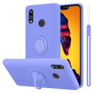Cadorabo Case for Huawei P20 LITE 2018 / NOVA 3E Protective Cover in Purple Pouzdro na mobilní telefon TPU Case Cover