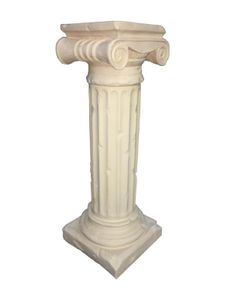Standsäule Blumensäule Creme Beige Säule Säulen Blumenständer Höhe:100cm