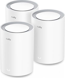 CUDY M3000 AX3000 Wi-Fi 6 Mesh 2.5G 3er-Pack weiß - Access Point - 2,4 Gbps
