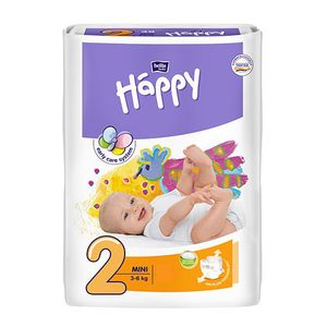 Bella Baby Happy Windeln Mini mit Urinindikatior Gr.2 (3-6kg) 38 Stück