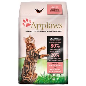 Applaws Suché krmivo pre mačky s kuracím mäsom a lososom - 400 g