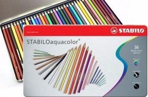 STABILO Kredki akwarelowe aquacolor - ARTY - 36 szt. metalowe etui