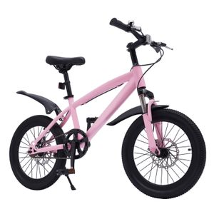 18  Zoll  Kinderfahrrad Mountainbike MTB rosa Scheibenbremse Jungen Mädchen fahrräder  für Kinder