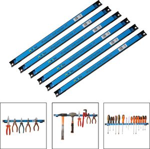 6 x Magnetická lišta na náradie 45 cm držiak magnet garáž silný