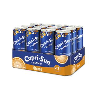 Capri Sun Bubbles Orange Kohlensäurehaltiges Getränk 330ml 12er Pack