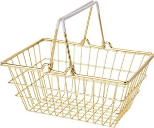 Drahtkorb mit Henkel KOER gold